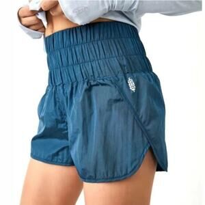 Free People Movement The Way Home Shorts Coastline Blue S Activewear High Rise